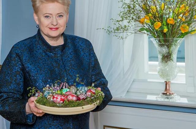 Prezidentė sveikina Lietuvos žmones