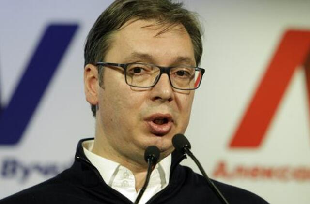 Serbijos prezidento rinkimus laimėjo Aleksandras Vučičius