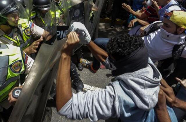 Venesuelos parlamento vadovas pranešė, kad per opozicijos protesto akciją buvo sužeista 50 žmonių