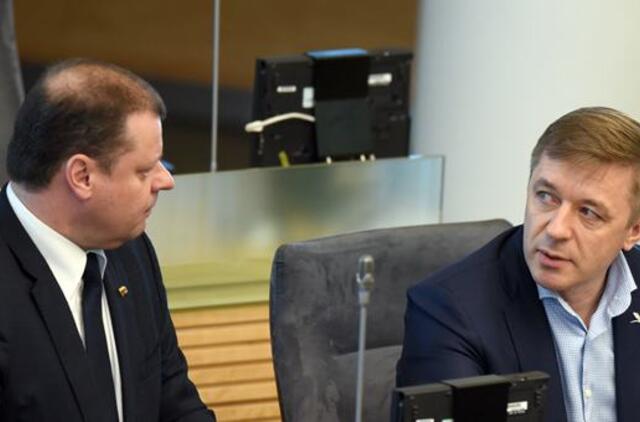 BNS/RAIT apklausa: Sauliaus Skvernelio ir Ramūno Karbauskio populiarumas smunka