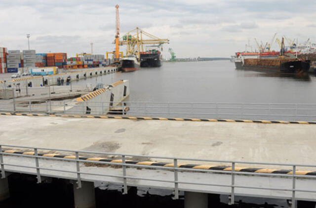 Klaipėdos uoste užfiksuotas incidentas
