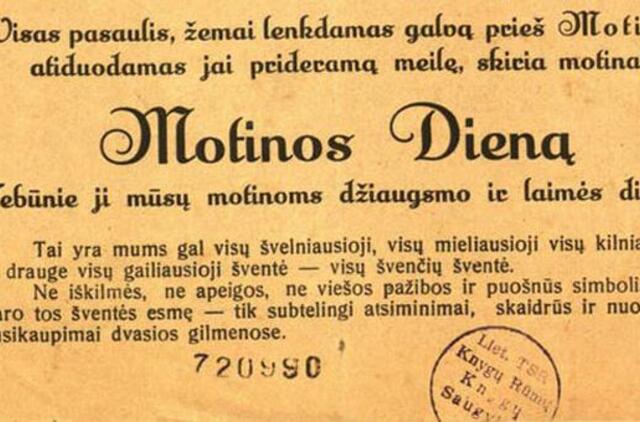 Motinos diena. Šventės istorija