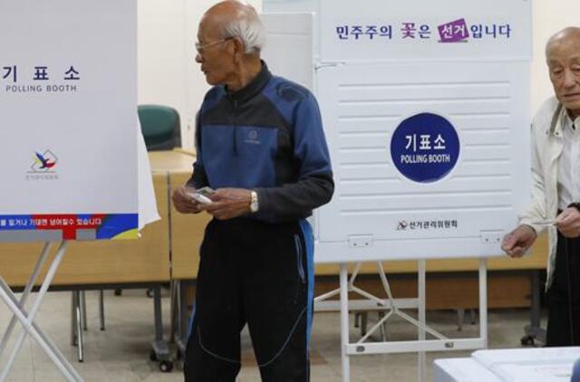 Pietų korėjiečiai renka naują prezidentą