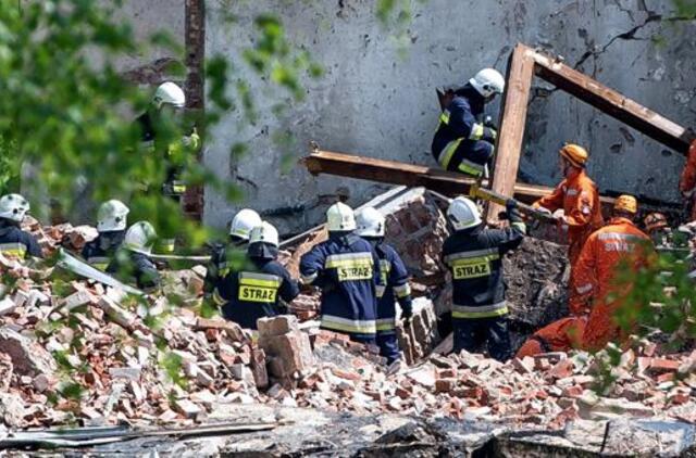 Po sprogimo fabrike Lenkijoje du žmonės laikomi dingusiais, 17 - sužeista