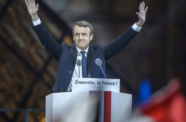 Prancūzijos prezidentu išrinktas Emanuelis Makronas