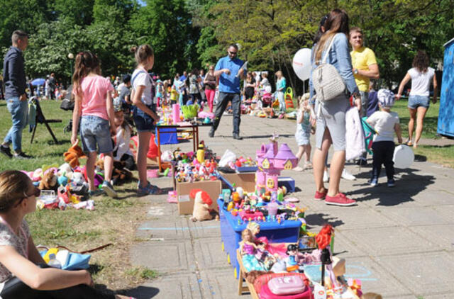 Vaikų turgelyje vaikai mokosi verslumo