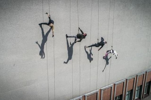 Aurelijus Liškauskas šoks ant teatro fasado: tai – adrenalinas, jaudulys ir kraujas