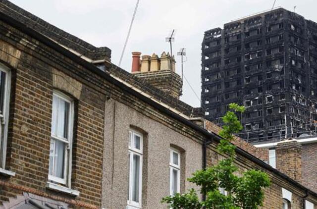 Gaisro daugiaaukščiame name Londone priežastis - sugedęs šaldytuvas