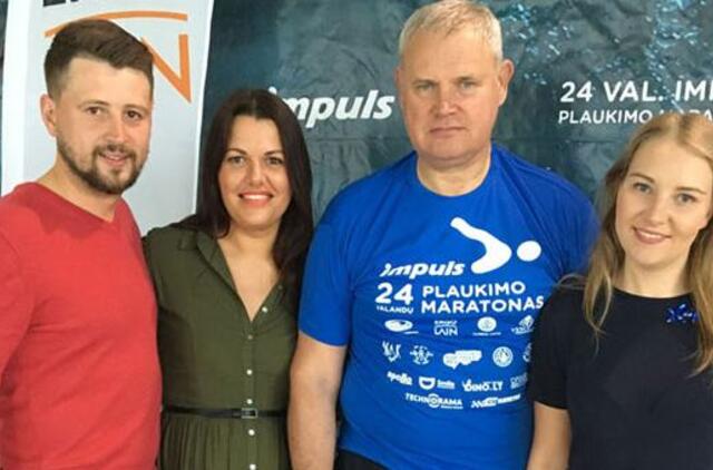 Klaipėdoje - plaukimo maratono rekordas