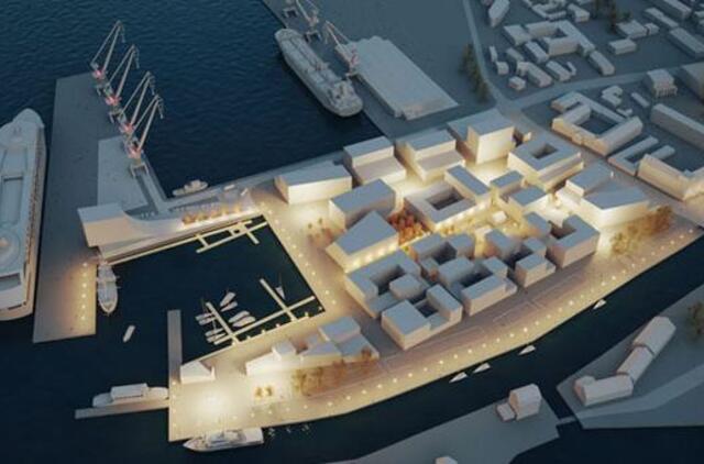 Kruiziniams laivams statys naują krantinę