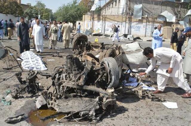 Sprogimas Pakistane nusinešė mažiausiai 11 žmonių gyvybes