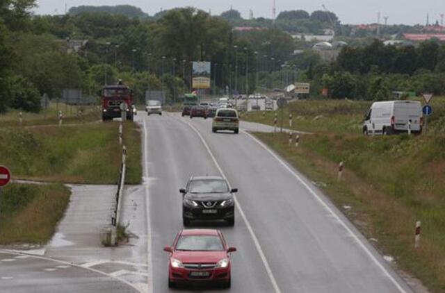 Važiuojant Liepų gatve - daugiau šviesoforų