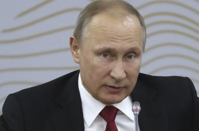 Vladimiras Putinas teigia neturintis kompromituojančios informacijos apie Donaldą Trampą