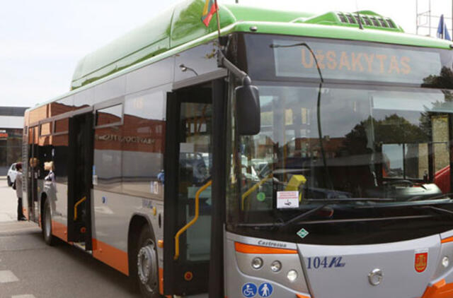 Autobusų parke - darbymetis dėl naujų autobusų