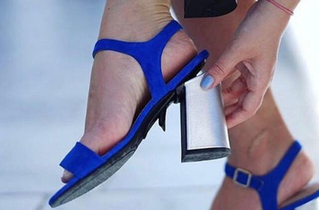 Bateliai su keičiamais kulniukais