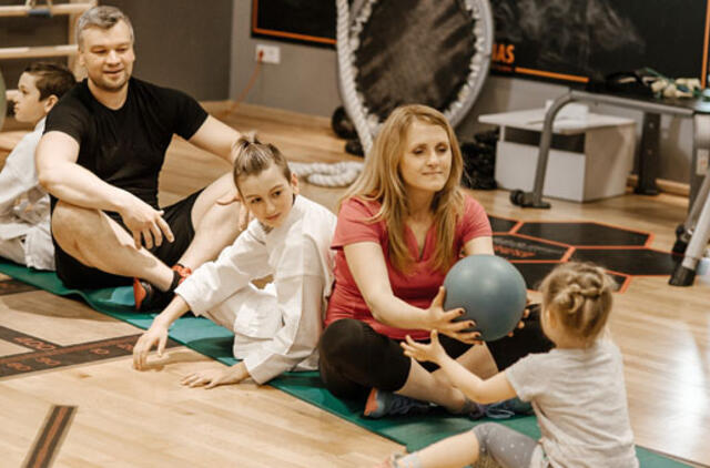 Darną dainininko šeimoje palaiko kasdienis siekis gyventi aktyviau ir sveikiau