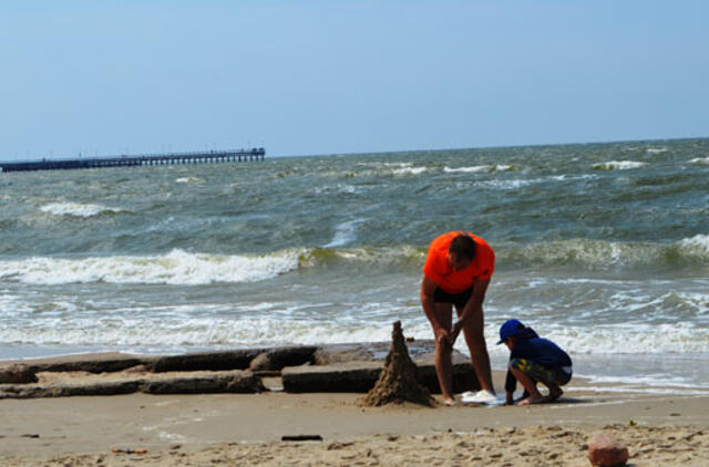 Jūroje ties Palanga maudytis saugu
