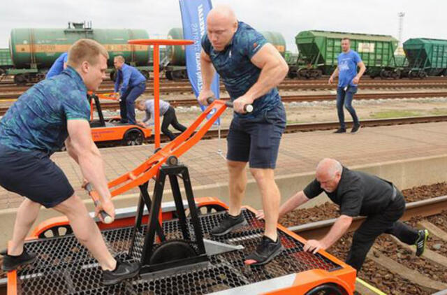 Klaipėdiečiai išbandė drezinas