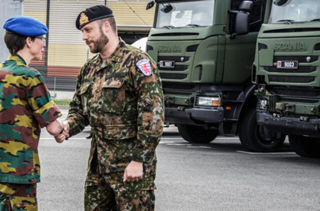 Prie NATO priešakinių pajėgų bataliono Lietuvoje prisijungė Liuksemburgo kariai