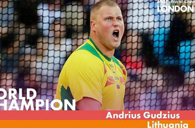 Andrius Gudžiui – pasaulio čempionato auksas
