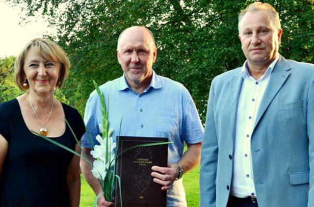 Apdovanotas "Pamario" redaktorius Petras Skutulas