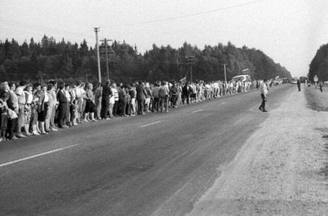 Baltijos kelio dalyvis: netgi ašaroti norisi, gražesnio reginio gyvenime neteko matyti