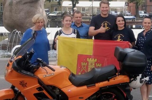Gero vėjo motociklininkams palinkėjo miesto vicemerė