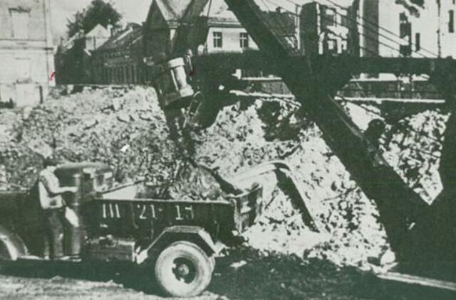 Kaip Martyno Mažvydo alėja kilo iš griuvėsių