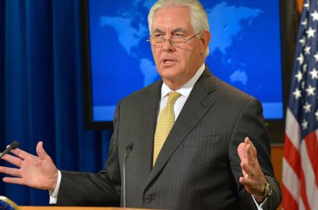 Reksas Tilersonas Šiaurės Korėjai: nesame jūsų priešai