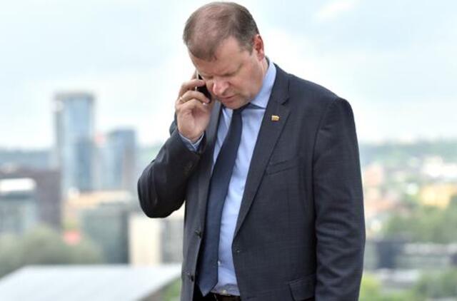 Saulius Skvernelis už tai, kad neliečiamybė parlamentarams galiotų tik dėl tiesioginio darbo