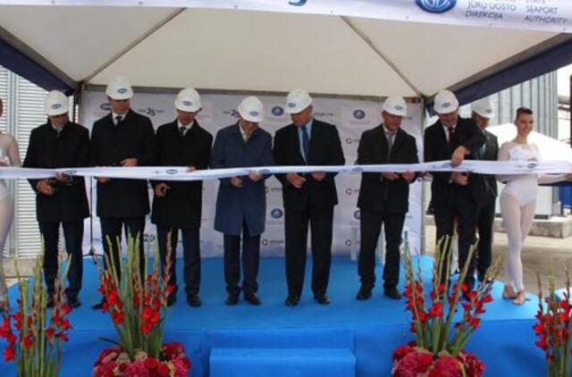 Klaipėdos uoste – nauja infrastruktūra ir galingas krovos kompleksas