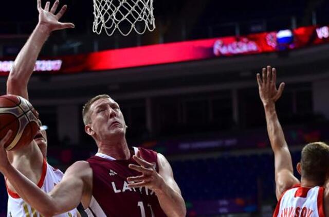 Latvijos krepšininkai Europos čempionate įveikė rusus