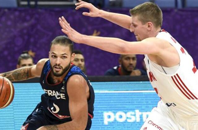Prancūzijos krepšininkai Europos čempionate iškovojo trečiąją pergalę