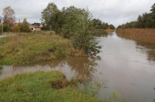 Dangės upėje vanduo nuslūgo 16 centimetrų