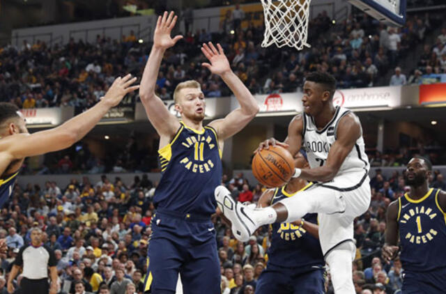 Domanto Sabonio indėlis į „Pacers“ komandos pergalę - 16 taškų