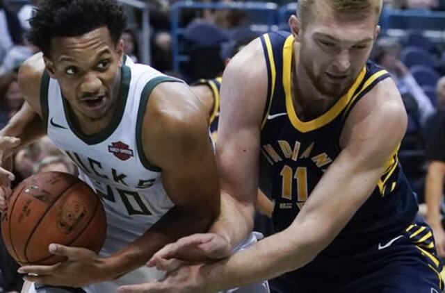 Domanto Sabonio indėlis į „Pacers“ pergalę - 8 taškai