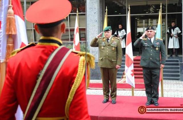 Gen. ltn. Jonas Vytautas Žukas: Gruzija vertina mūsų paramą ir vykdomą karinį bendradarbiavimą