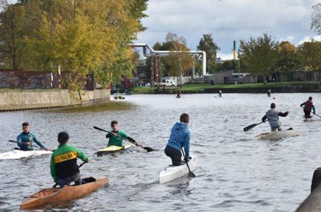 Klaipėdoje jėgas bandė irkluotojai