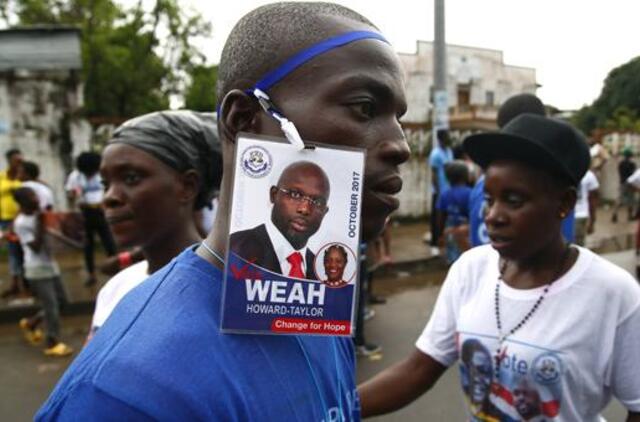 Liberijoje renkamas prezidentas