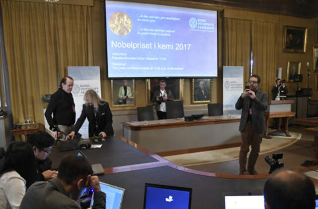 Paskelbti Nobelio chemijos premijos laureatai