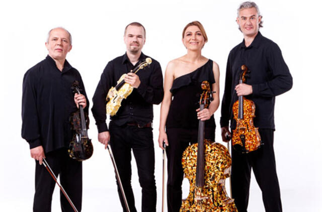 Pirmą kartą Lietuvoje gintaro skambesį klausytojams dovanos „Amber Quartet“