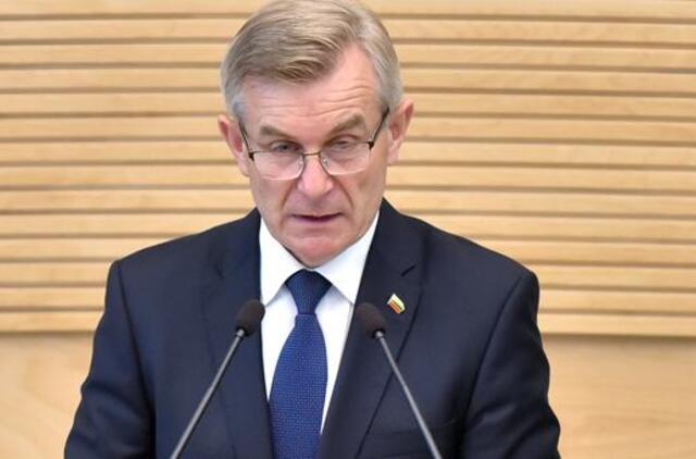 Tibeto klausimas, anot Viktoro Pranckiečio, neturėtų būti aptariamas Seime