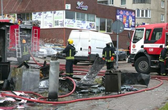 Vilniuje sprogo kebabinė