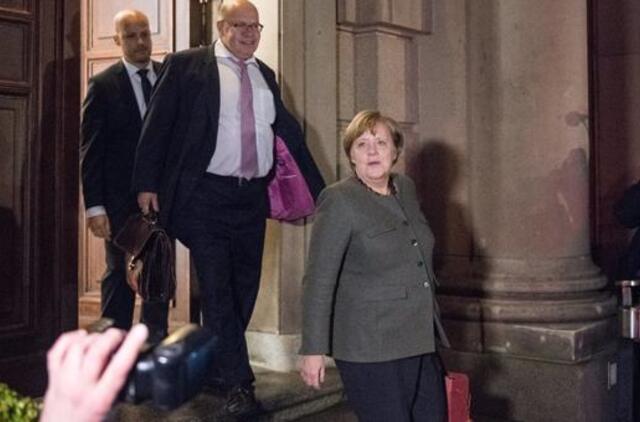 Derybose dėl Vokietijos valdančiosios koalicijos proveržio kol kas nepasiekta