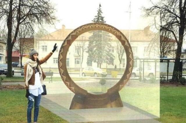 Gargždams siūlo originalią skulptūrą