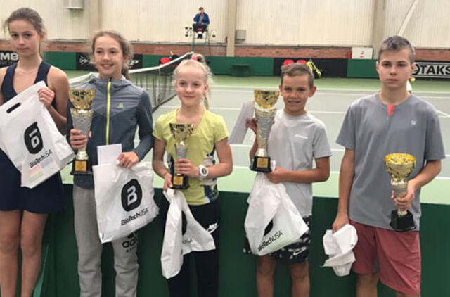 Jaunųjų tenisininkų pergalės