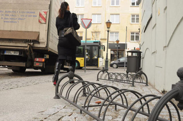 Pageidauja klaipėdietiškų dviračių stovų