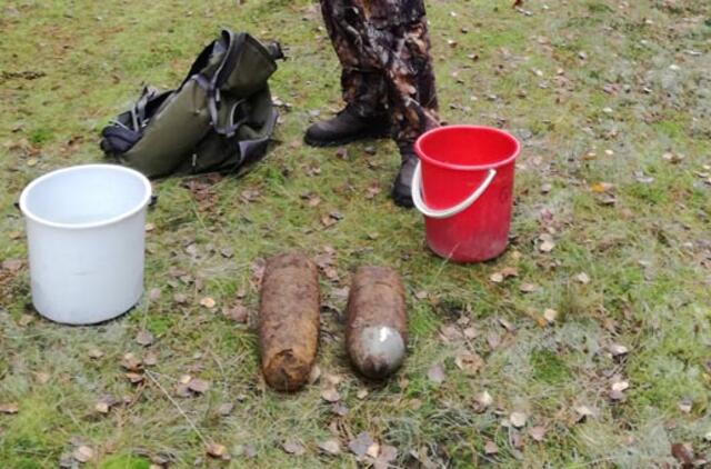 Smiltynėje grybautojai aptiko sprogmenis