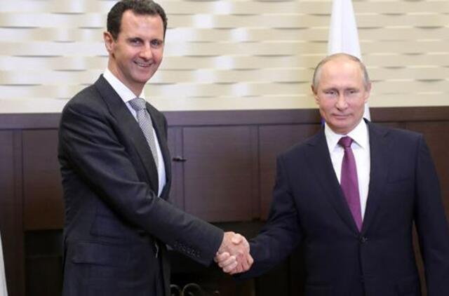 Sočyje įvyko Vladimiro Putino ir Bašaro al Asado susitikimas