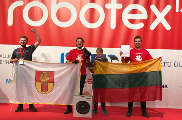Klaipėdos universiteto robotas – Europos čempionas